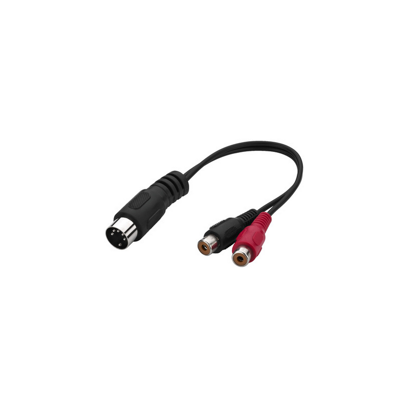 Câble DIN5 / 2RCA Femelle MONACOR - Macca Music