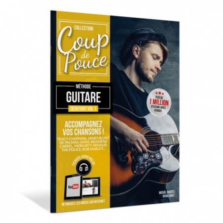 Librairie Musicale COUP DE POUCE Guitare Débutant Volume 1 - Macca Music