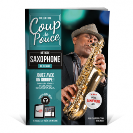 Librairie Musicale COUP DE POUCE Saxophone Débutant Volume 1 - Macca Music