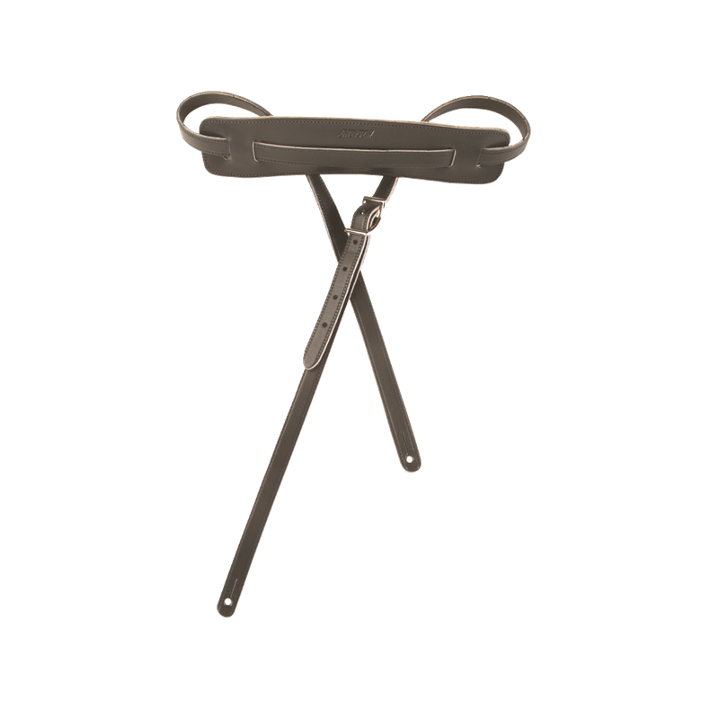 Sangle En Cuir Pour Guitare Electrique GRETSCH Vintage Leather Strap Black - Macca Music