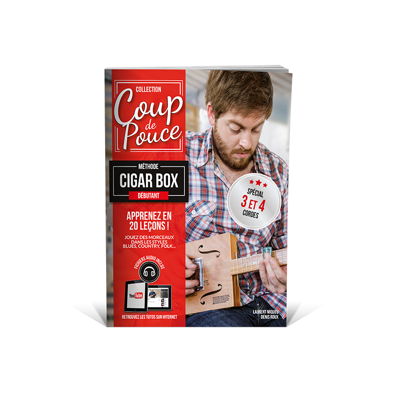 Librairie Musicale COUP DE POUCE Cigar Box Débutant - Macca Music
