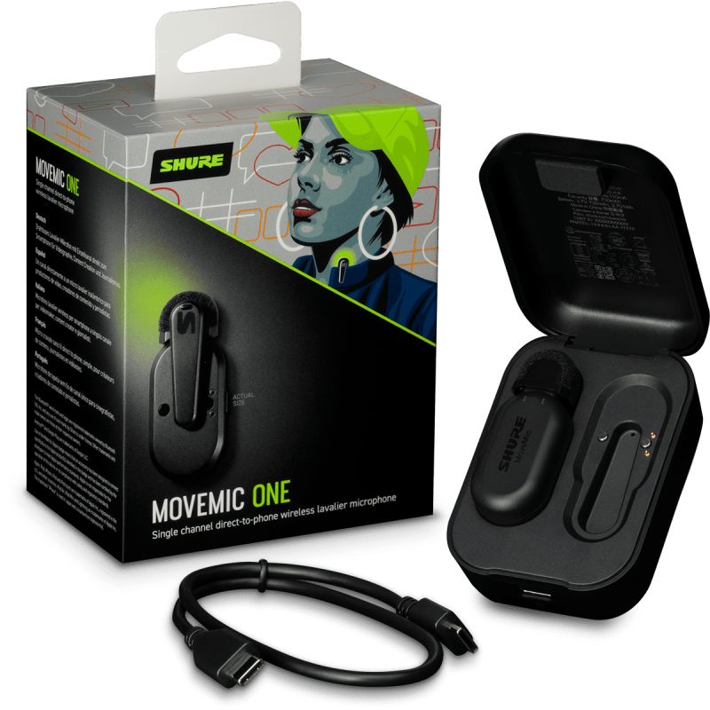 Micro Cravate Nomade SHURE ONE Z6 - Macca Music