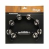 STAGG Tambourin Demi-Lune 16 Cymbalettes - Macca Music