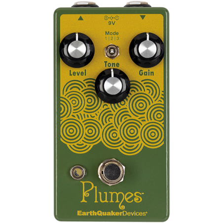 Pedale d'Effet EARTHQUAKER Overdrive Plumes - Macca Music