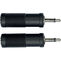 ADAPTATEUR JACK MALE 3.5 MM JACK FEM. 6.35 MM UNITE