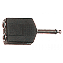 ADAPTATEUR JACK/M MONO/2 JACK FEM. 6,35 UNITE