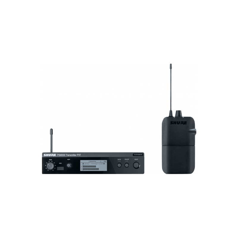 Systeme Complet Ear Monito SHURE PSM300 - Macca Music