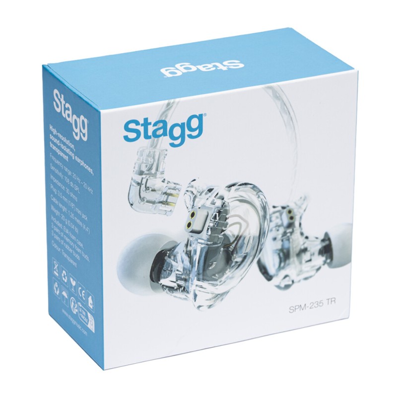 Ecouteurs Haute Résolution STAGG SPM-235-TR - Macca Music