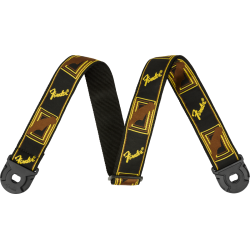 FENDER QUIKGRIP STRAP BL YL BR MONO 