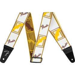 FENDER WEIGHLESS MONO STRAP W BR Y