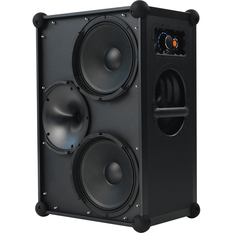 Enceinte Amplifiée 2X10''Batterie IP65 -Macca Music