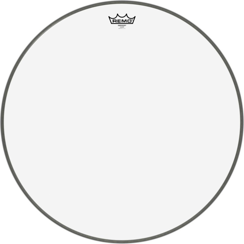 Peau  REMO Emperor Tranparente 22" pour Grosse caisse - Macca Music