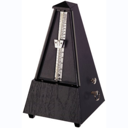 Métronome Mécanique WITTNER Maelzel Plastique Noir + Sonnerie - Macca Music -