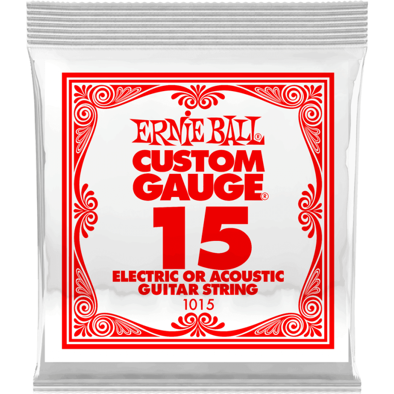 Corde ERNIE BALL Custom Gauge 15 Unité - Macca Music
