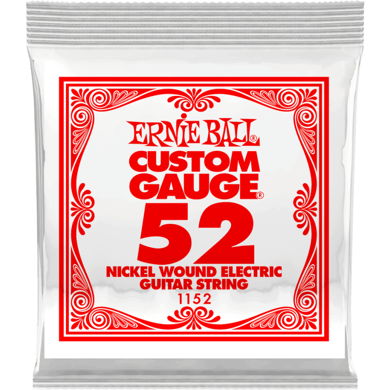 Corde ERNIE BALL Custom Gauge 52 Unité - Macca Music