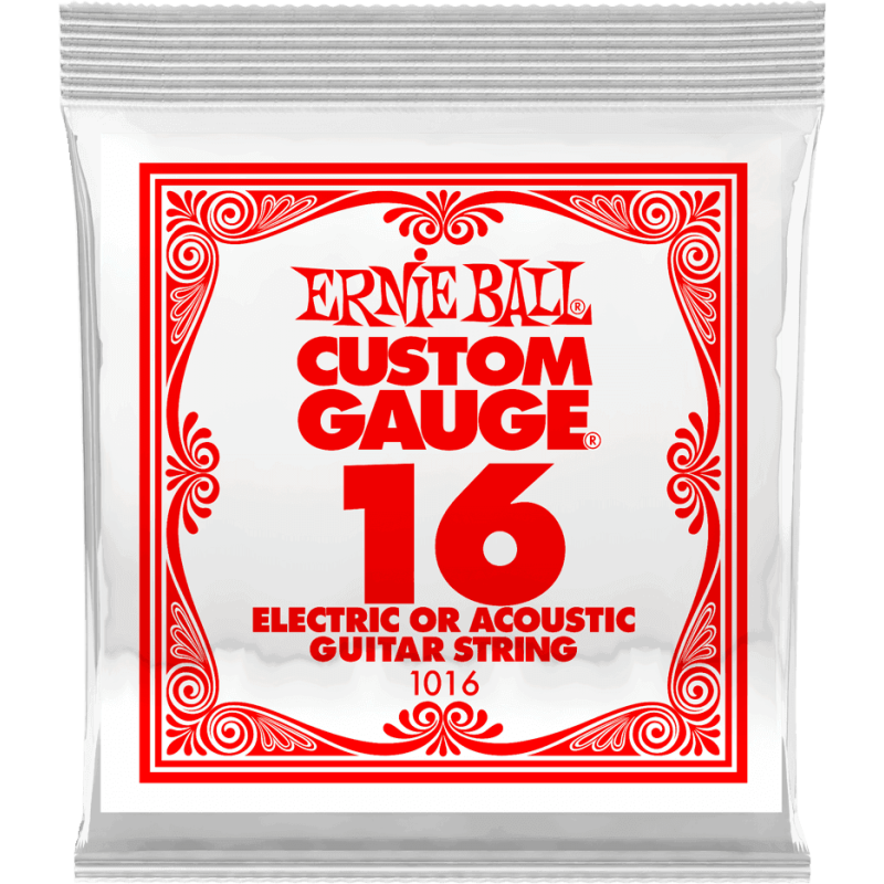 Corde ERNIE BALL Custom Gauge 16 Unité - Macca Music