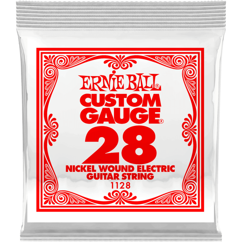 Corde ERNIE BALL Custom Gauge 28 Unité - Macca Music