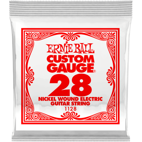 Corde ERNIE BALL Custom Gauge 28 Unité - Macca Music