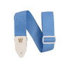 Sangle Pour Guitare Et Basse ERNIE BALL Polypro Blue And White - Macca Music